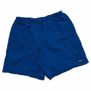 Patagonia Swim Trunks Mens Large Blue Elastic Waist Back Pocket Lined Shorts